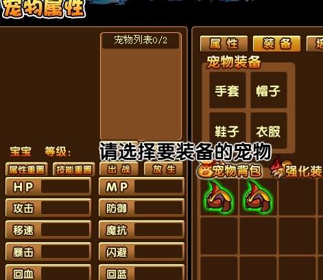 造夢3寵物裝備?造夢3寵物裝備在哪爆!
